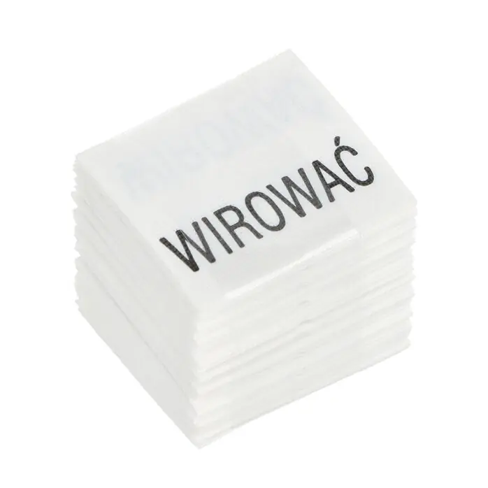 Wszywki surowcowo-ostrzegawcze WIROWAĆ 20 x 18mm