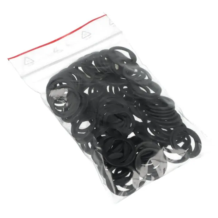 Kółka bieliźniane plastikowe 14 mm czarne do biustonoszy, ramiączek, strojów kąpielowych op.100 szt.