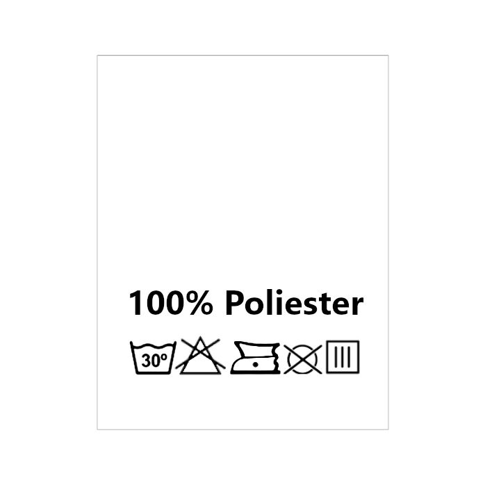 Wszywki surowcowo-ostrzegawcze 100% Poliester 30° 20 x 22mm