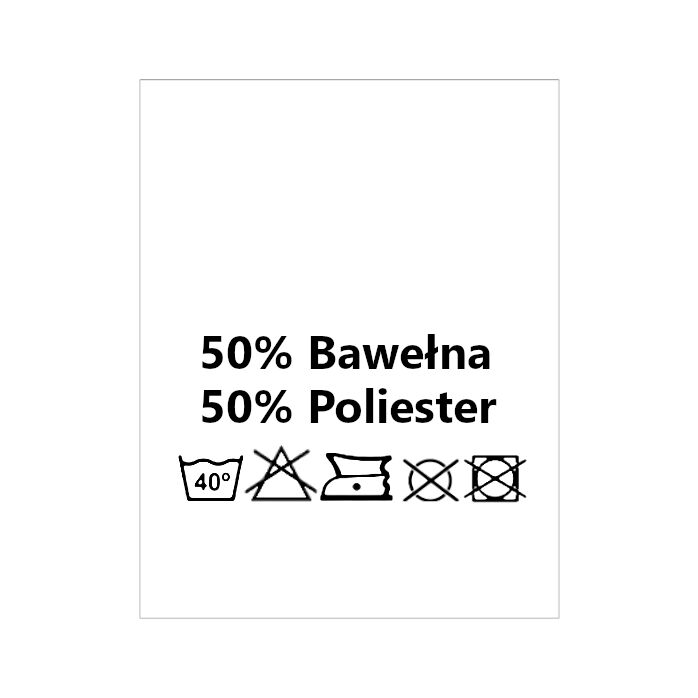 Wszywki surowcowo-ostrzegawcze 50% Bawełna 50% Poliester 40° 20 x 22mm