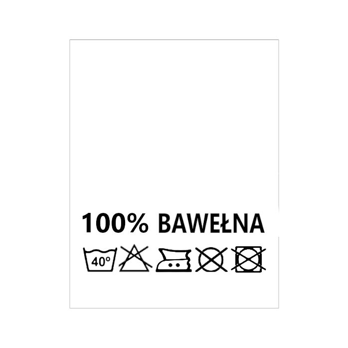 Wszywki surowcowo-ostrzegawcze 100% BAWEŁNA 40° 20 x 22mm