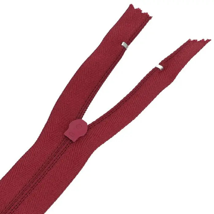 Zamek błyskawiczny #5 nierozdzielczy 14cm kolor bordowy