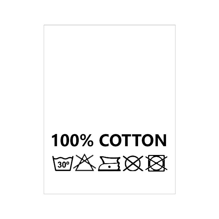 Wszywki surowcowo-ostrzegawcze 100% COTTON 30°20 x 22mm