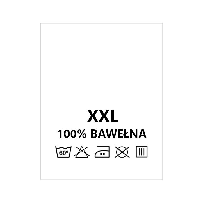 Wszywki surowcowo-ostrzegawcze rozmiar XXL 100% Bawełna 60° duże