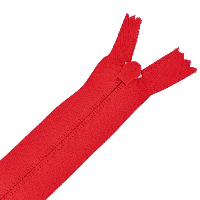 Zamek błyskawiczny #5 nierozdzielczy 14cm kolor czerwony