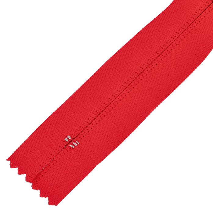 Zamek błyskawiczny #5 nierozdzielczy 14cm kolor czerwony