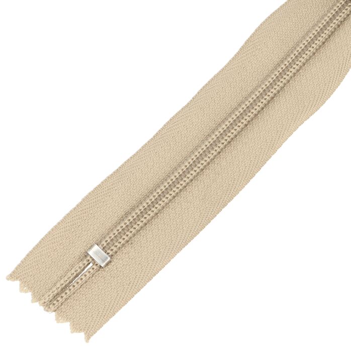 Zamek błyskawiczny #5 nierozdzielczy 12cm kolor beżowy