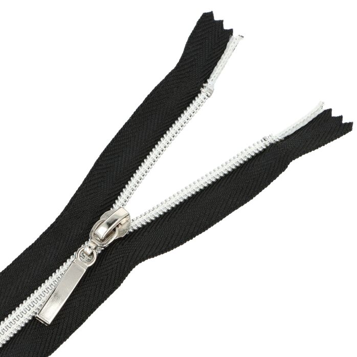 Zamek błyskawiczny #5 nierozdzielczy ozdobny 16cm kolor czarny