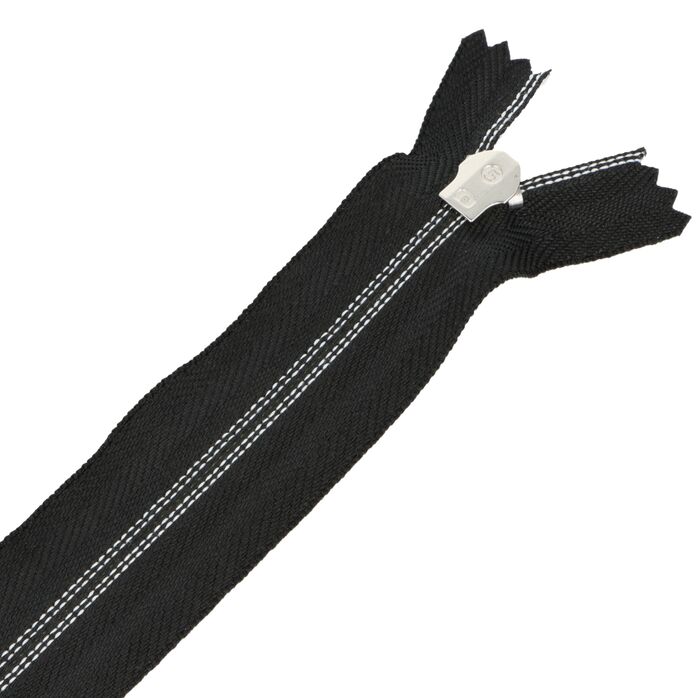 Zamek błyskawiczny #5 nierozdzielczy ozdobny 16cm kolor czarny