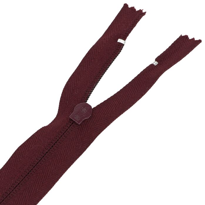 Zamek błyskawiczny #5 nierozdzielczy 14cm kolor bordowy