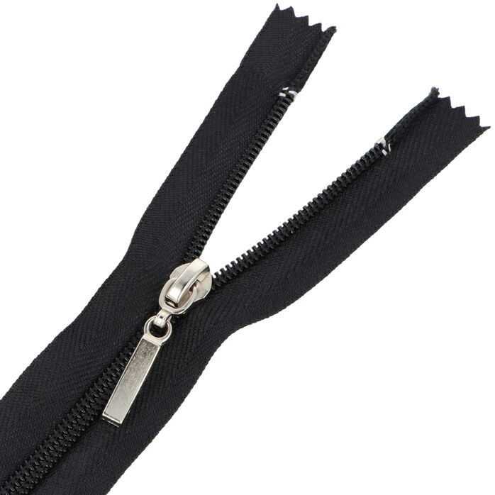 Zamek błyskawiczny #5 nierozdzielczy ozdobny 16cm kolor czarny
