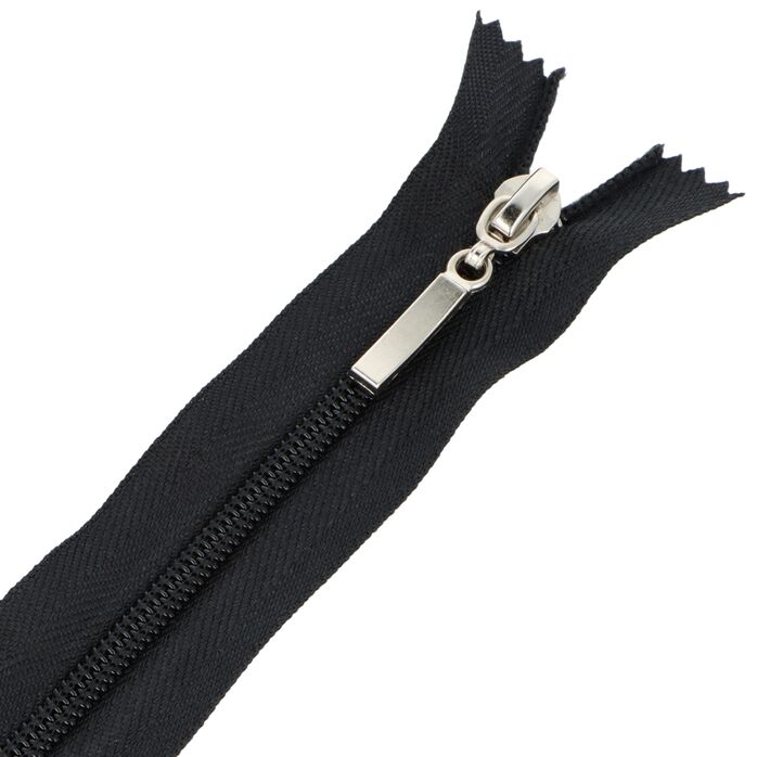 Zamek błyskawiczny #5 nierozdzielczy ozdobny 16cm kolor czarny