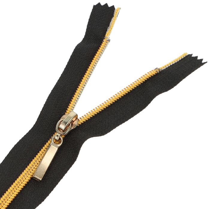 Zamek błyskawiczny #5 nierozdzielczy ozdobny 16cm kolor czarny