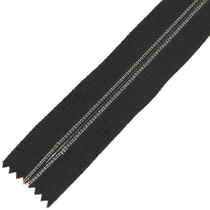 Zamek błyskawiczny #5 nierozdzielczy ozdobny 16cm kolor czarny
