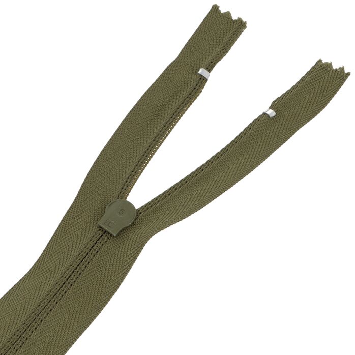 Zamek błyskawiczny #5 nierozdzielczy 16cm kolor zielony khaki