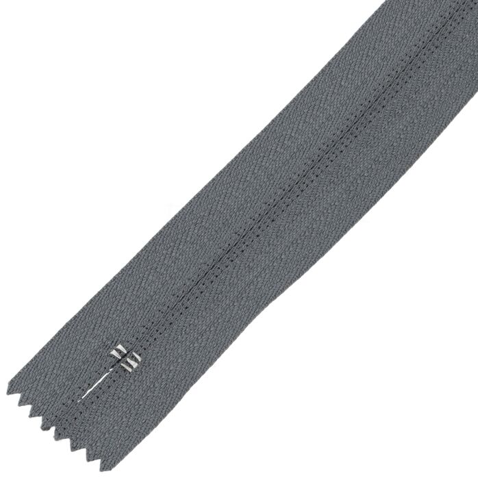 Zamek błyskawiczny #5 nierozdzielczy 16cm kolor szary ciemny