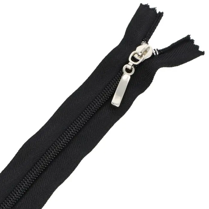 Zamek błyskawiczny #5 nierozdzielczy ozdobny 45cm kolor czarny