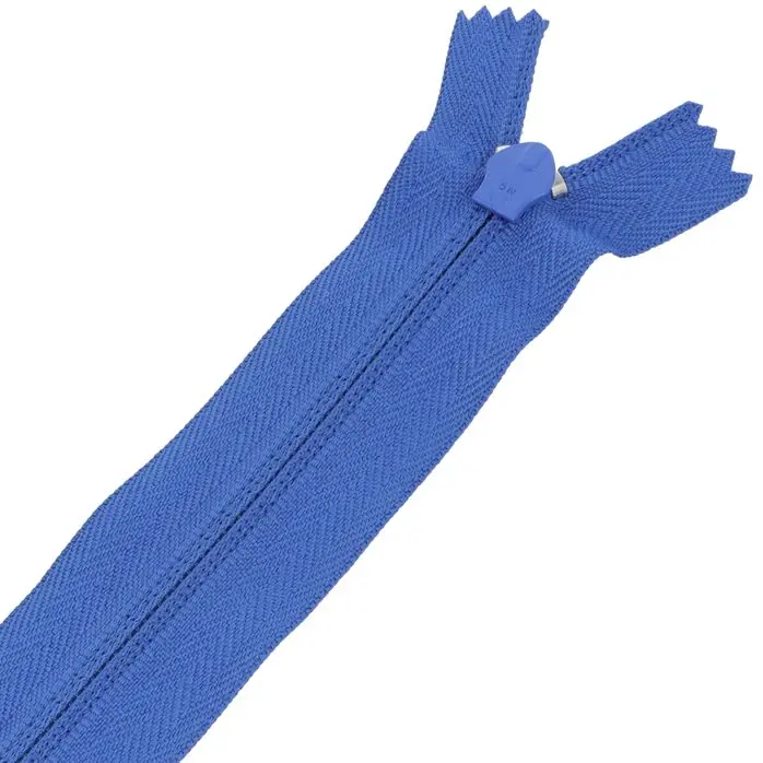 Zamek błyskawiczny #5 nierozdzielczy 18cm kolor niebieski ciemny
