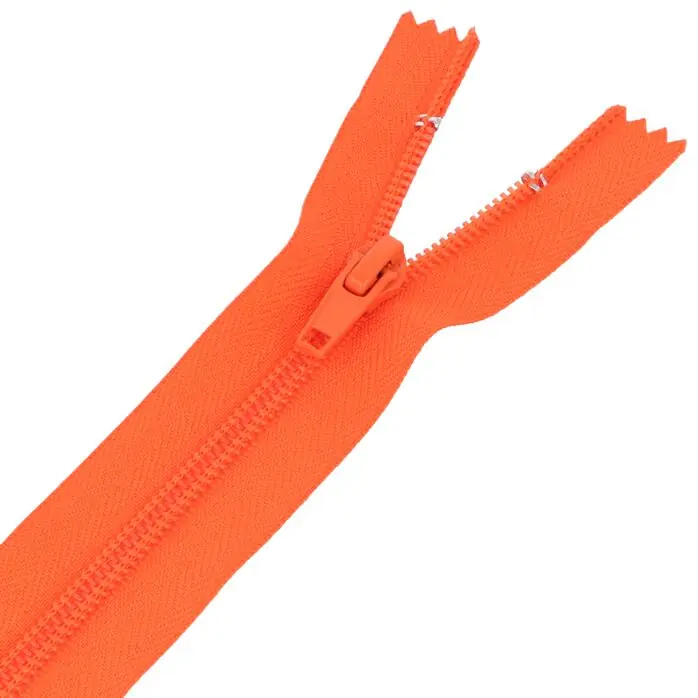 Zamek błyskawiczny #5 nierozdzielczy 16cm kolor pomarańczowy