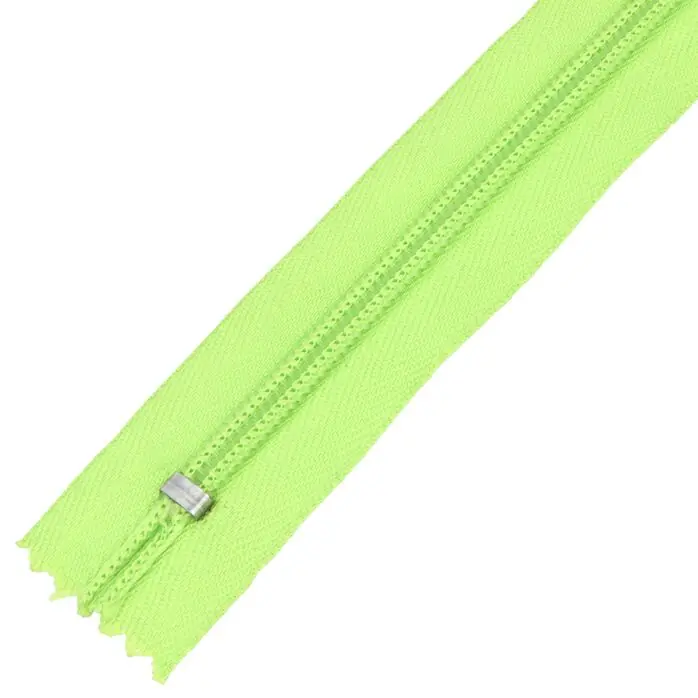 Zamek błyskawiczny spiralny #5 ozdobny nierozdzielczy 18cm kolor zielony