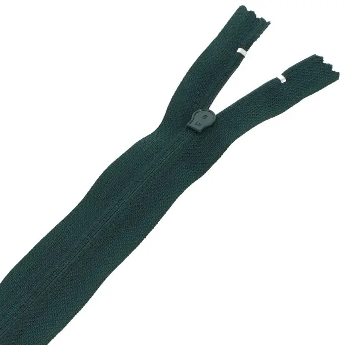 Zamek błyskawiczny #5 nierozdzielczy 25cm kolor zielony