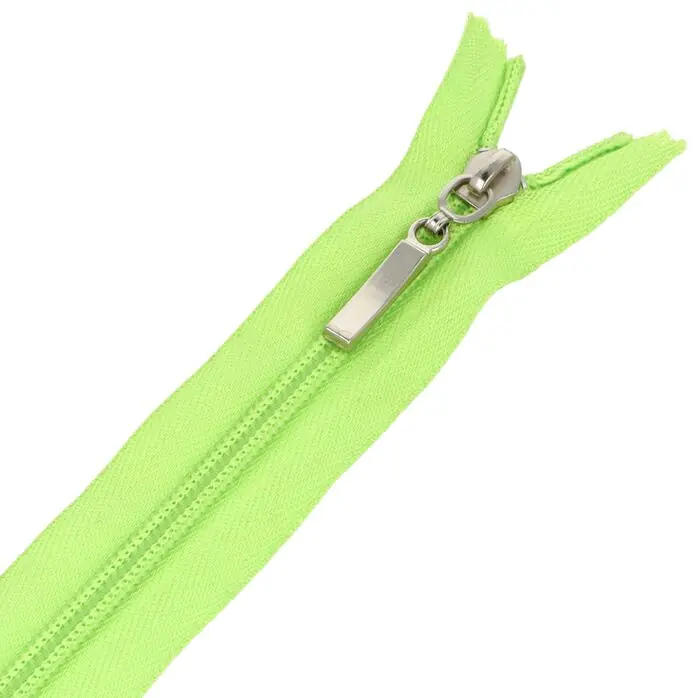 Zamek błyskawiczny spiralny #5 ozdobny nierozdzielczy 18cm kolor zielony