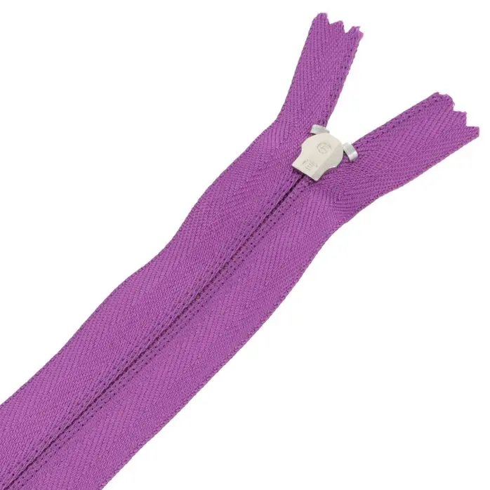 Zamek błyskawiczny #5 nierozdzielczy 18cm kolor fioletowy