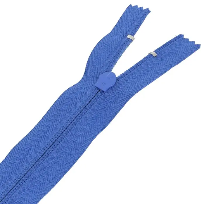 Zamek błyskawiczny #5 nierozdzielczy 18cm kolor niebieski ciemny