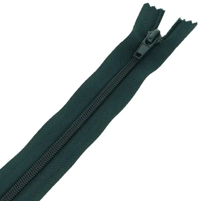 Zamek błyskawiczny #5 nierozdzielczy 25cm kolor zielony