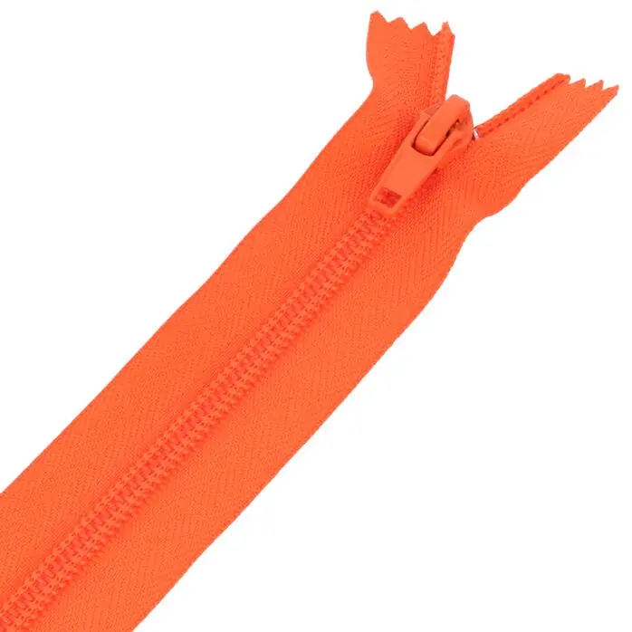 Zamek błyskawiczny #5 nierozdzielczy 16cm kolor pomarańczowy