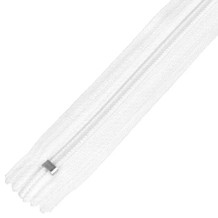 Zamek błyskawiczny #5 nierozdzielczy 25cm kolor biały