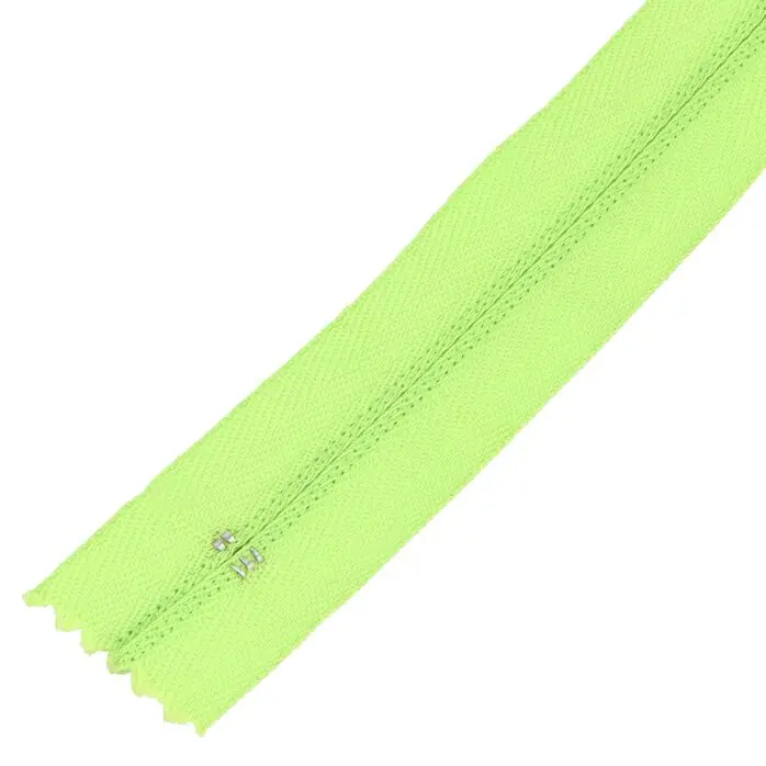 Zamek błyskawiczny spiralny #5 ozdobny nierozdzielczy 18cm kolor zielony