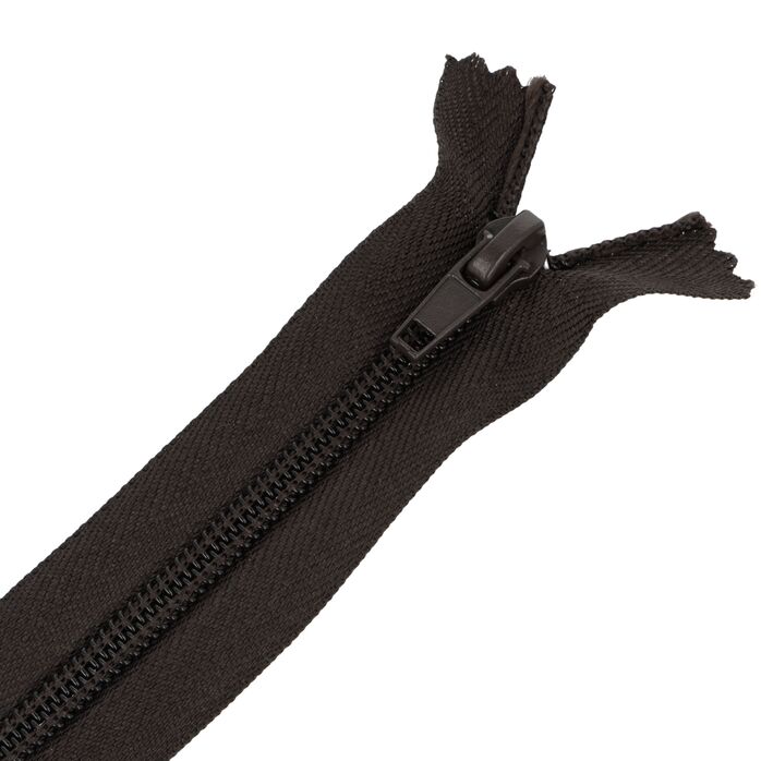 Zamek błyskawiczny #5 nierozdzielczy 35cm kolor brązowy