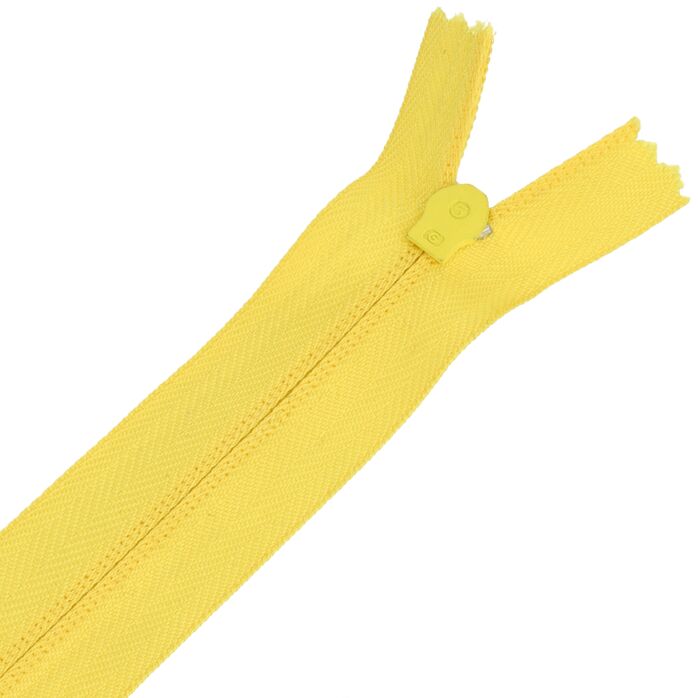 Zamek błyskawiczny #5 nierozdzielczy 18cm kolor żółty