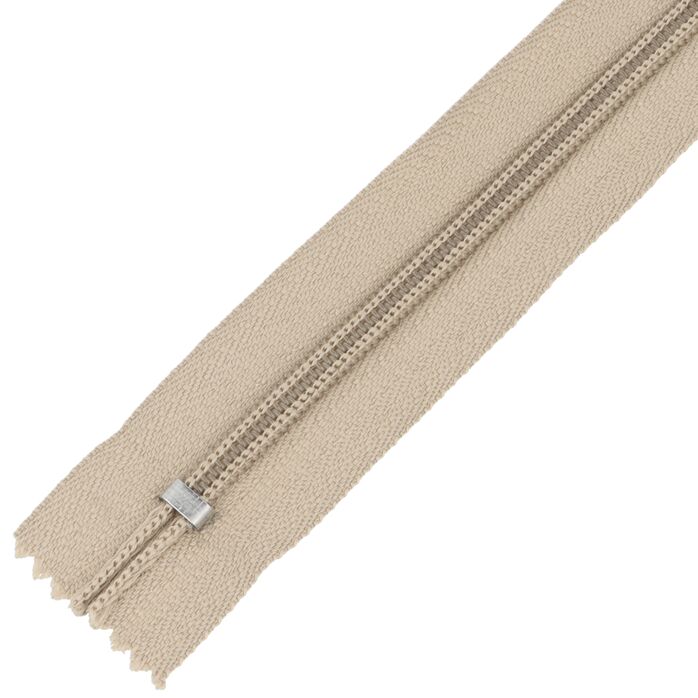 Zamek błyskawiczny #5 nierozdzielczy 16cm kolor beżowy ciemny