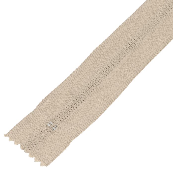 Zamek błyskawiczny #5 nierozdzielczy 16cm kolor beżowy ciemny