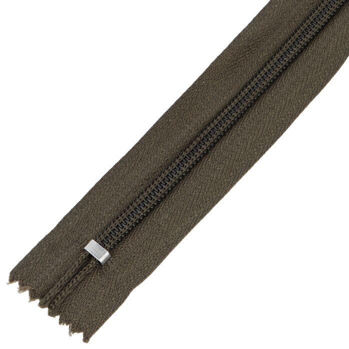 Zamek błyskawiczny #5 nierozdzielczy 16cm kolor zielony khaki