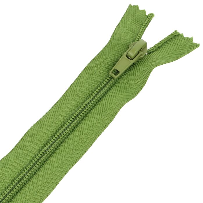 Zamek błyskawiczny #5 nierozdzielczy 16cm kolor zielony
