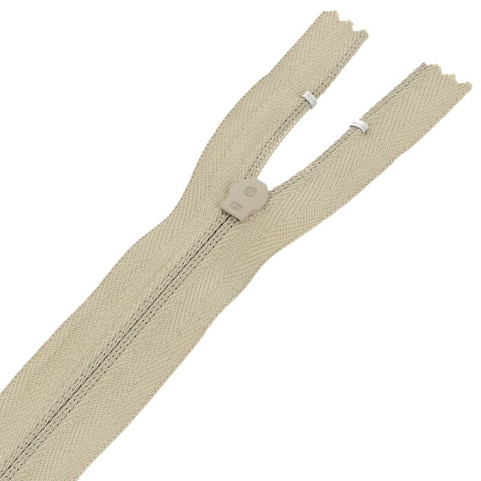Zamek błyskawiczny #5 nierozdzielczy 35cm kolor beżowy