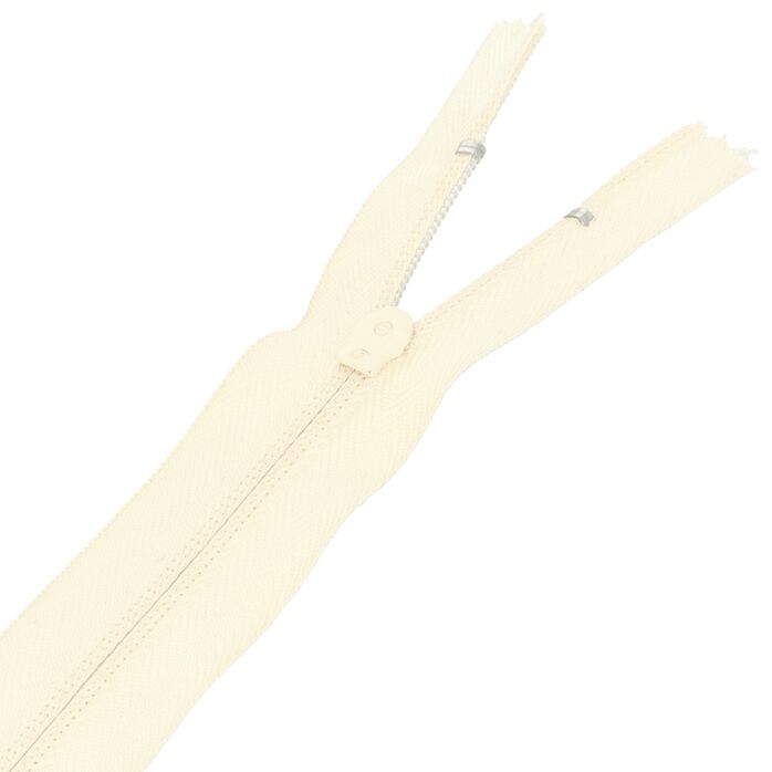 Zamek błyskawiczny #5 nierozdzielczy 18cm kolor beżowy jasny