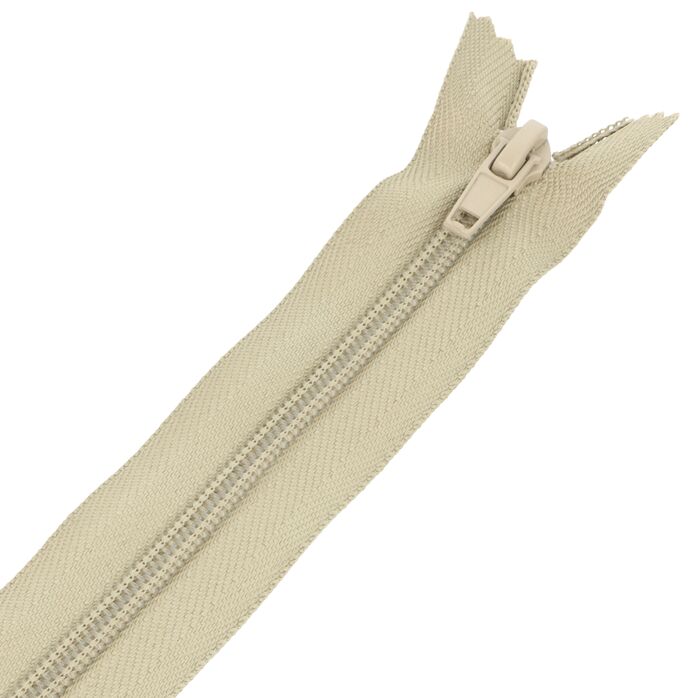Zamek błyskawiczny #5 nierozdzielczy 20cm kolor beżowy