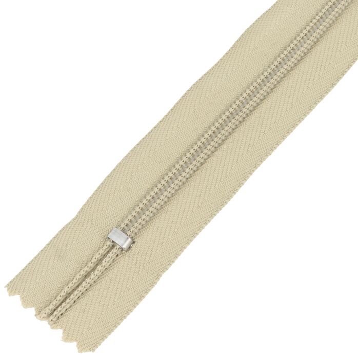 Zamek błyskawiczny #5 nierozdzielczy 20cm kolor beżowy
