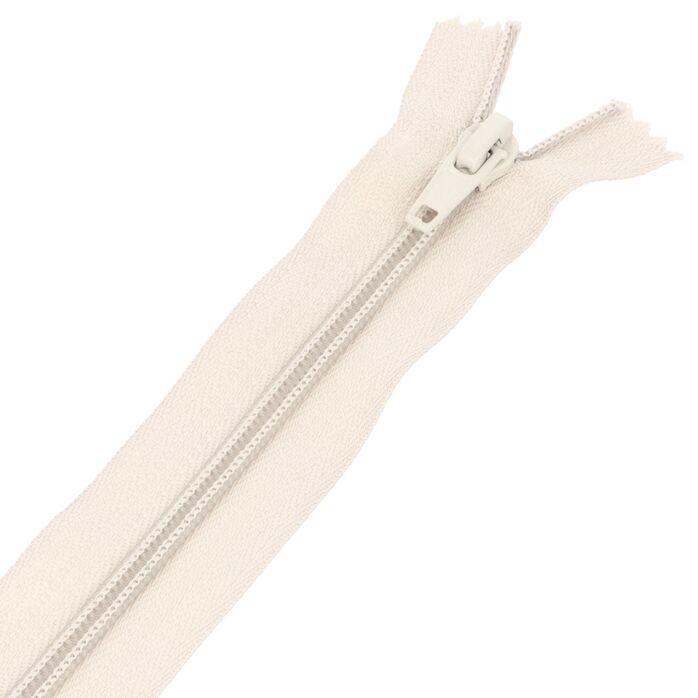 Zamek błyskawiczny #5 nierozdzielczy 18cm kolor beżowy