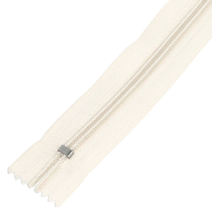 Zamek błyskawiczny #5 nierozdzielczy 18cm kolor ekri