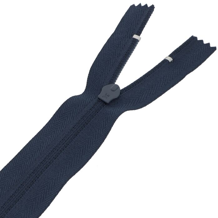 Zamek błyskawiczny #5 nierozdzielczy 18cm kolor granatowy