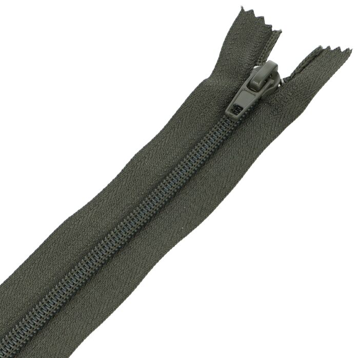 Zamek błyskawiczny #5 nierozdzielczy 18cm kolor zielony khaki