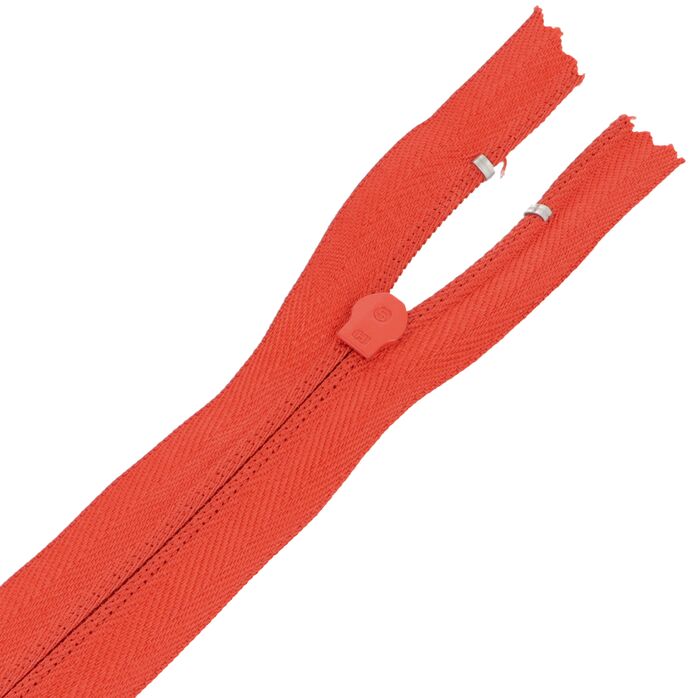 Zamek błyskawiczny #5 nierozdzielczy 18cm kolor pomarańczowy