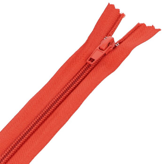 Zamek błyskawiczny #5 nierozdzielczy 18cm kolor pomarańczowy