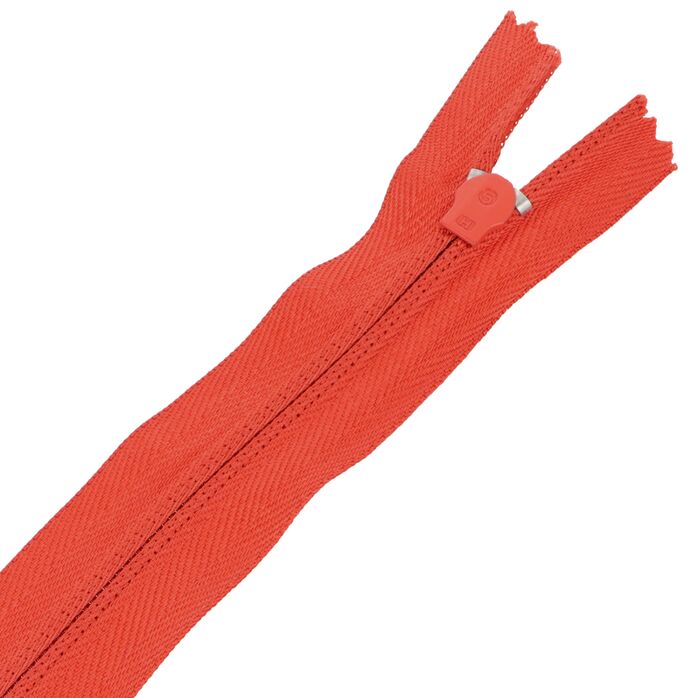 Zamek błyskawiczny #5 nierozdzielczy 18cm kolor pomarańczowy
