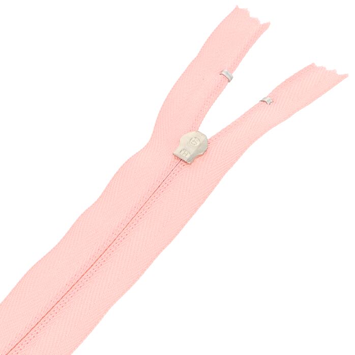 Zamek błyskawiczny #5 nierozdzielczy 18cm kolor różowy